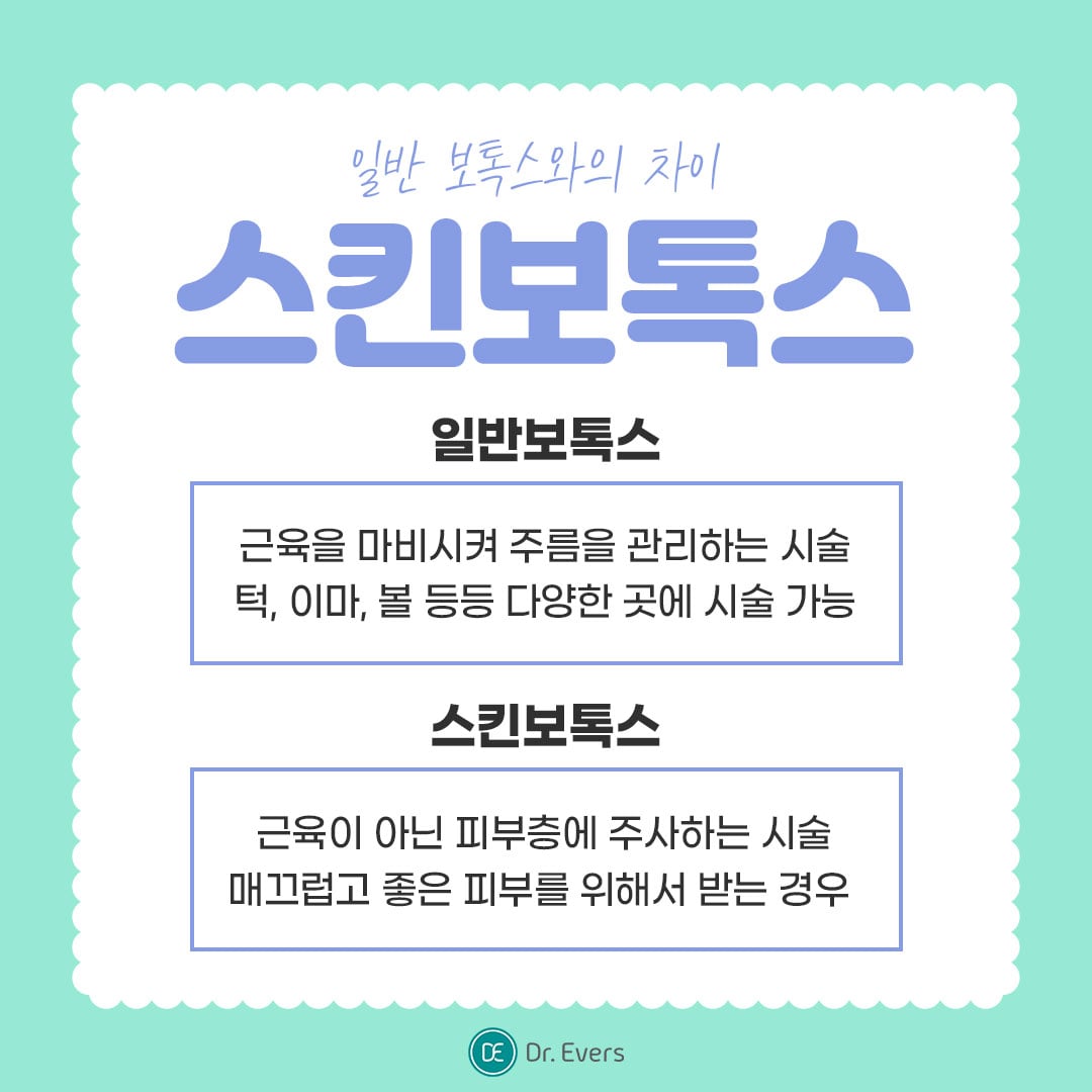 스킨보톡스 수원피부과 닥터에버스