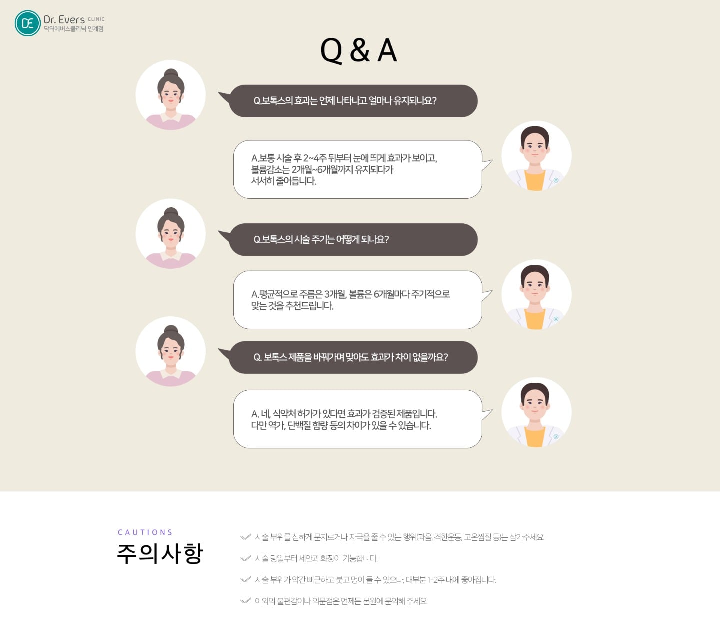 보톡스 시술의 원리와 안전성 — 닥터에버스의원 수원인계점